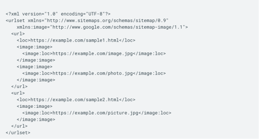 google bilder sitemap